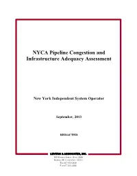 NYCA Pipeline Congestion and Infrastructure Adequacy Assessment