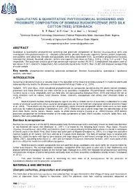 Qualitative & Quantitative Phytochemical