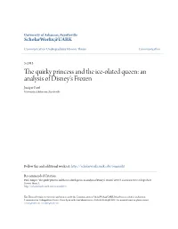 An Analysis of Disney's Frozen Juniper Patel University of Arkansas, Fayetteville