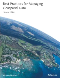 Best Practices for Managing Geospatial Dataautodesk