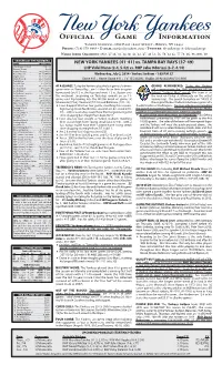 Official Game Information
