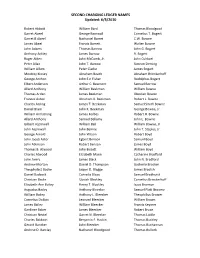 SECOND CHARGING LEDGER NAMES Updated: 6/5/2010
