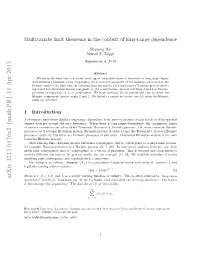 Multivariate Limit Theorems in the Context of Long-Range Dependence