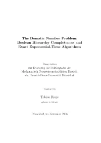 The Domatic Number Problem: Boolean Hierarchy Completeness and Exact Exponential-Time Algorithms