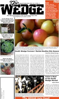 The WEDGE Newspaper SWPC Board Members and Record Rainfall and Flash Flood Alerts Extra to Saving a Few Dollars