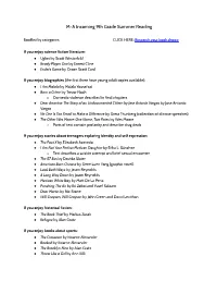 M-A Incoming 9Th Grade Summer Reading