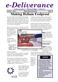 Making Helium Foolproof