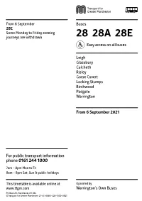 28 28A 28E Easy Access on All Buses