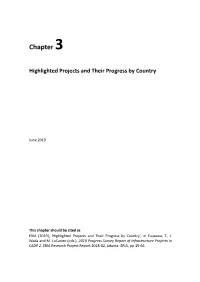Chapter 3. Highlighted Projects and Their Progress by Country