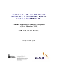 Supporting the Contribution of Higher Education Institutions to Regional Development”