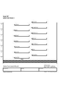 Auto GP GRID for RACE 1