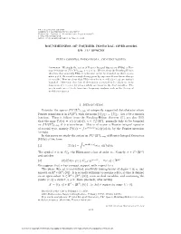 BOUNDEDNESS of FOURIER INTEGRAL OPERATORS on Flp SPACES