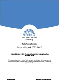 Legacy Report 2011-2016