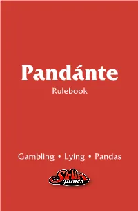 Pandánte Rulebook