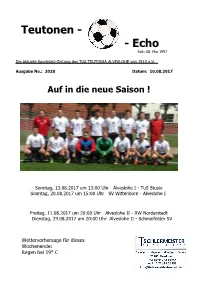 Teutonen - - Echo Seit: 08