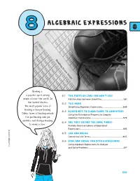 Algebraic Expressions