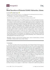 Bond Insertion at Distorted Si(001) Subsurface Atoms