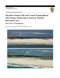 Change Monitoring at Gateway National Recreation Area 2012-2017 Trend Report