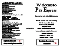Menu Menu Menu