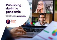Publishing During a Pandemic