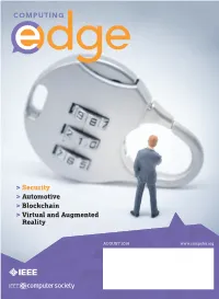 Security &gt; Automotive &gt; Blockchain &gt; Virtual and Augmented Reality