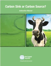 Carbon Sink Or Carbon Source? Instruction Manual Carbon Sink Or Carbon Source?