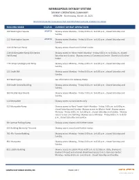 SKYWAY OPERATIONS SUMMARY VERSION: Wednesday, March 10, 2021