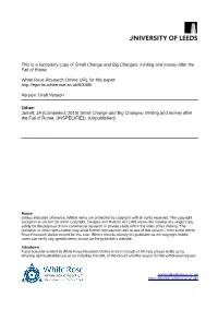Small Change and Big Changes: Minting and Money After the Fall of Rome