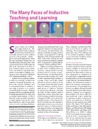 The Many Faces of Inductive Teaching and Learning