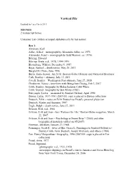 Vertical File
