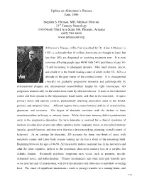 Alzheimer Syllabus