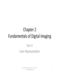 Chapter 2 Fundamentals of Digital Imaging