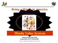 Hindu Value System