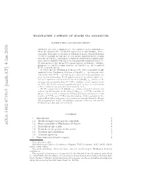 WALDHAUSEN K-THEORY of SPACES VIA COMODULES 11 Where Retx : Sset∗ → RX Sends a Pointed Simplicial Set Y with Basepoint Y0 To
