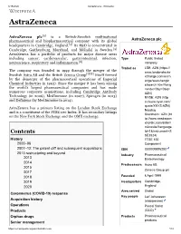 Astrazeneca Plc