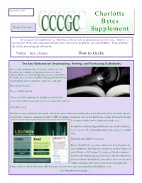 Charlotte Bytes Supplement