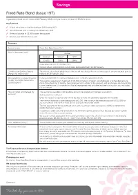 Fixed Rate Bond (Issue 197)