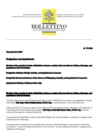 Resignations and Appointments