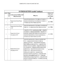 119.THONDAMUTHUR Assembly Constituency Part.No Polling Whether for All Station Location and Name of Building in Which Voters Or Men Polling Areas No