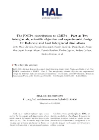 Two Interglacials, Scientific Objective And
