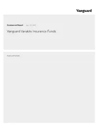 Vanguard Balanced Portfolio Semiannual Report