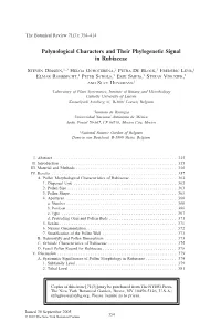 Palynological Characters and Their Phylogenetic Signal in Rubiaceae