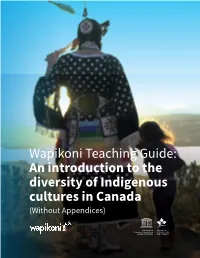 Wapikoni Teaching Guide: an Introduction to the Diversity Of