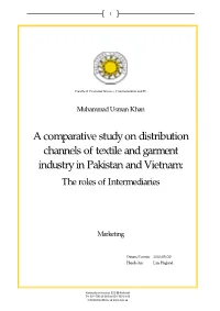 A Comparative Study on Distribution Channels of Textile
