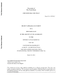 Document of the World Bank for OFFICIAL USE ONLY