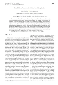Doped Silicon Nanowires for Lithium Ion Battery Anodes 1. Introduction