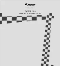 Fapesp 2014 Annual Activity Report