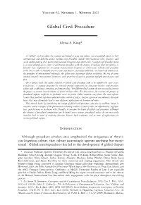Global Civil Procedure