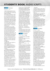 Students' Book· Audio Scripts