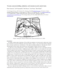 Tectonics, Mountain Building, Subduction, and Volcanism in South-Central Alaska